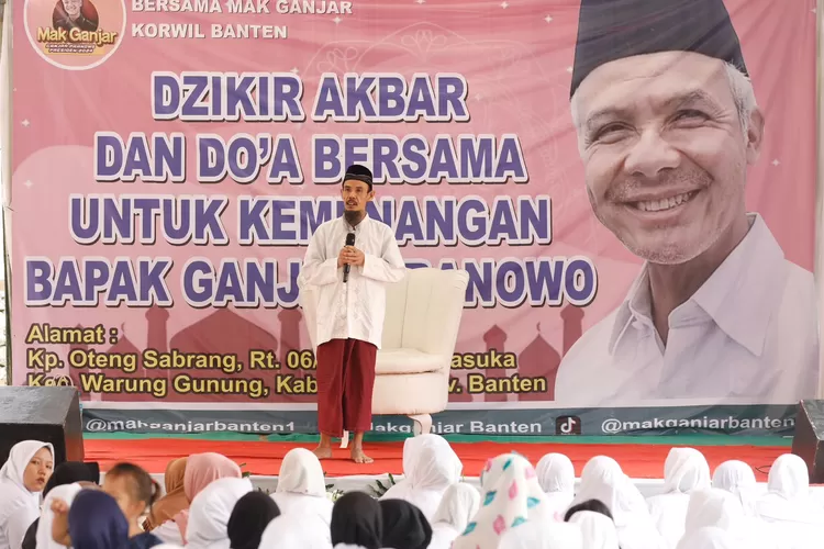 Dzikir Akbar Dan Doa Bersama Mak Ganjar Disambut Antusiasme Ratusan