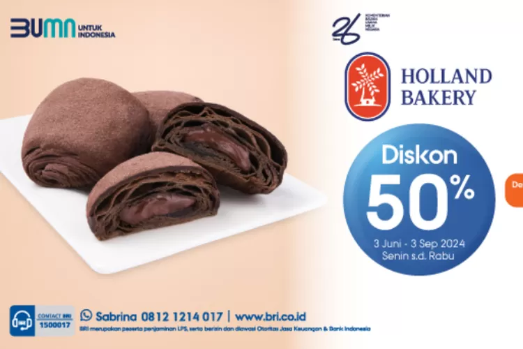 Manjakan Lidah Dengan Promo Diskon Holland Bakery Untuk Transaksi