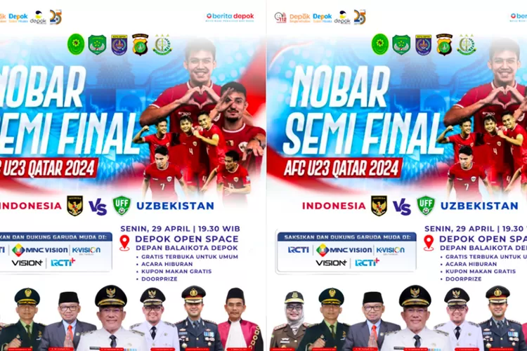 Lokasi Nonton Bareng Timnas Indonesia Vs Uzbekistan Piala Asia U