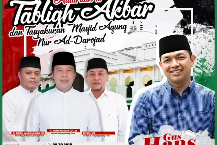 Ayo Hadiri Tabligh Akbar Gus Hans Dai Damai Indonesiaku Di Masjid