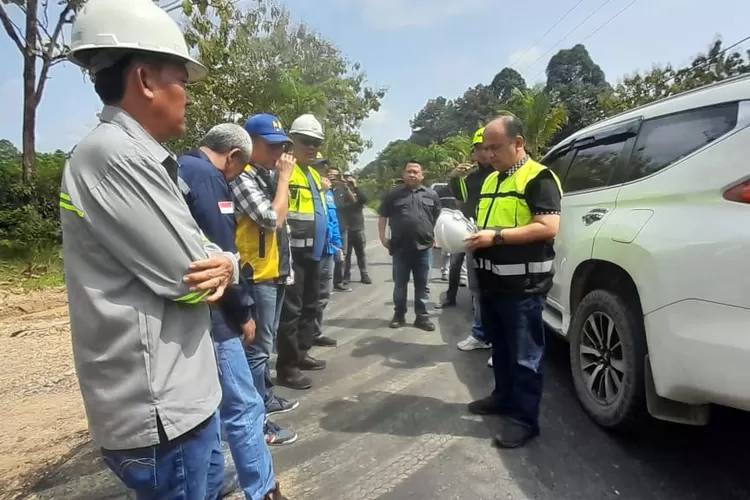 Proyek Multiyears Jalan Di Batang Asai Capai 68 Persen Target Juli