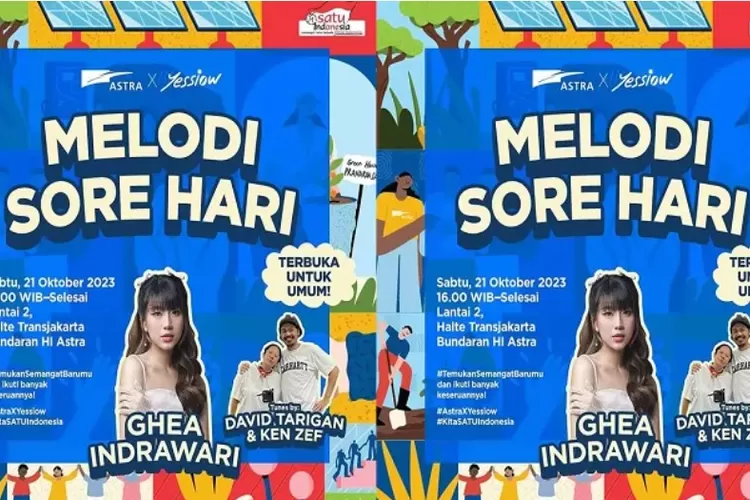 Konser Gratis Melodi Sore Hari Di Bundaran HI Akhir Pekan Ini Ada Ghea