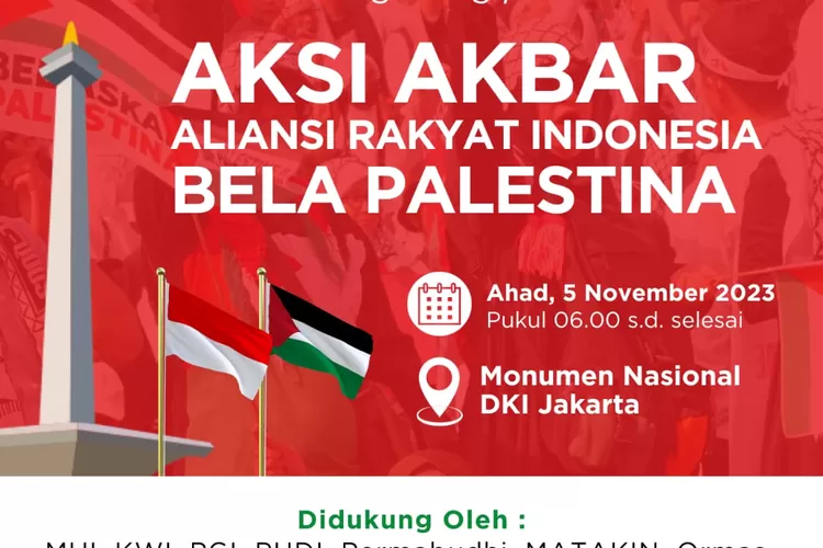 Seruan MUI Ayo Ikut Aksi Bela Palestina Dan Kutuk Israel 2 Juta Orang