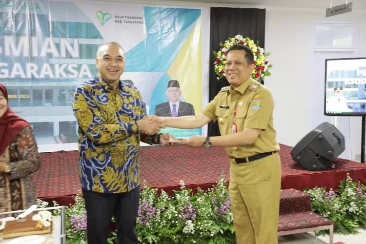 Resmikan RSUD Tigaraksa Pj Bupati Tangerang Terima Kasih Bang Zaki