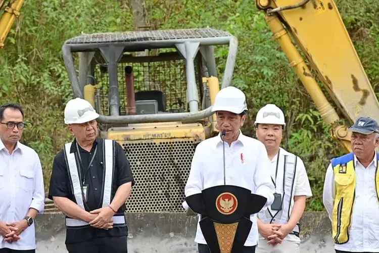 Presiden Jokowi Kembali Lakukan Groundbreaking Diikn Ada Kantor Bank