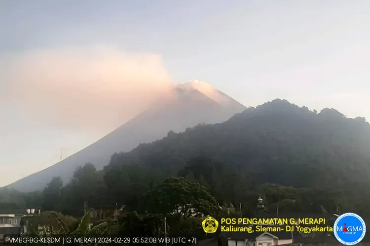 Simak Kondisi Terkini Gunung Merapi Pada Kamis 29 Februari 2024