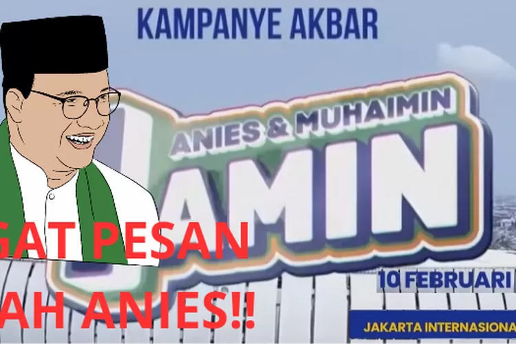 3 Juta Lebih Tiket Gratis Kampanye Akbar Di JIS Habis Tak Tersisa