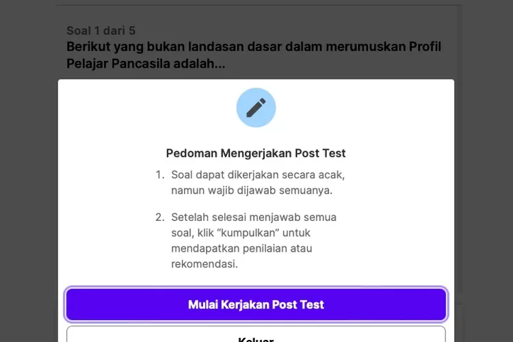 Lengkap Semua Modul Berikut Soal Dan Kunci Jawaban Post Test Topik