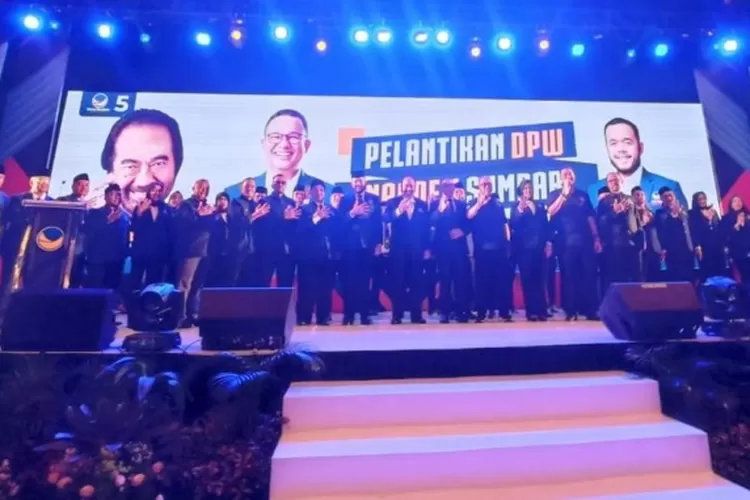 Dilantik Surya Paloh Dihadiri Anies Pelantikan Pengurus Dpw Nasdem