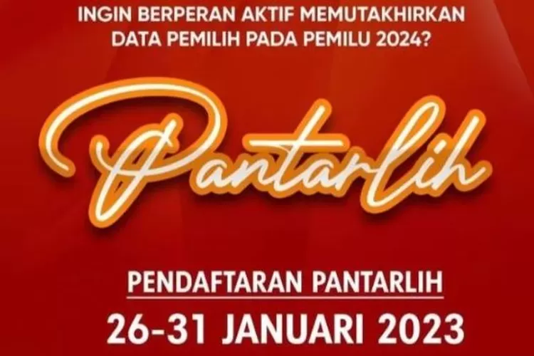 Hari Ini KPU Buka Pendaftaran Pantarlih Pemilu 2024 Ini Rincian Gaji