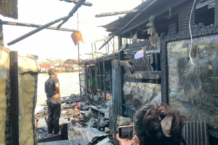 Padat Penduduk Teluk Tiram Kebakaran Lagi Radar Banjarmasin