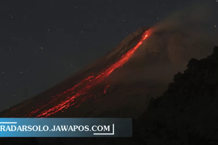 Merapi Sehari Keluarkan Lava Pijar Hingga Puluhan Kali Radar Jember