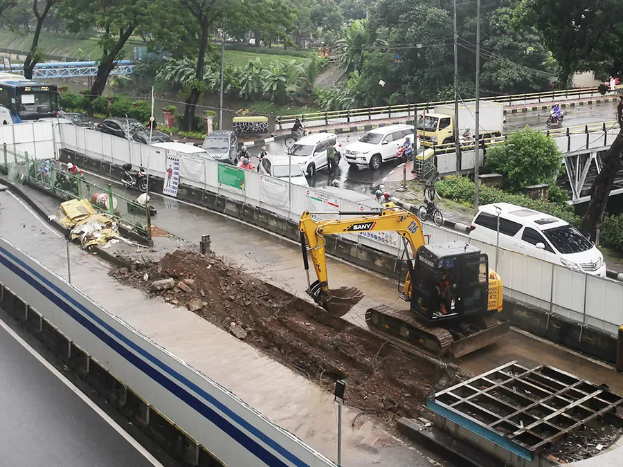 Revitalisasi Halte Transjakarta Pasar Rumput