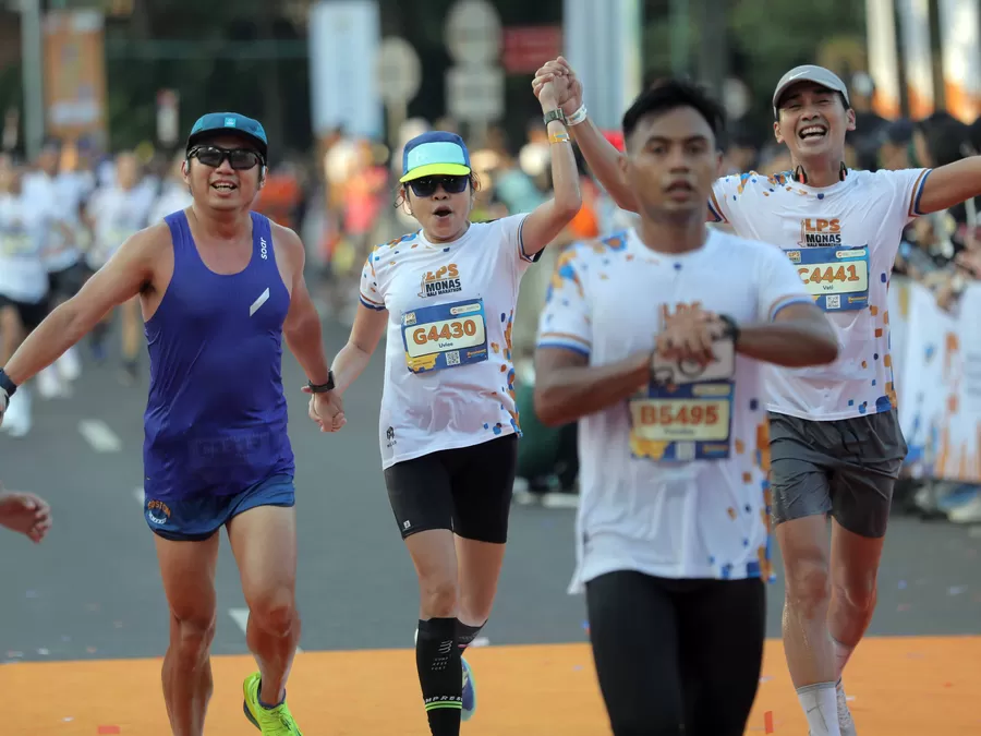 5000 Peserta Ramaikan LPS Monas Half Marathon 2024