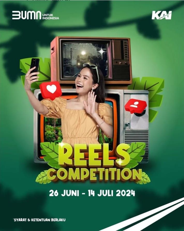 Bagikan Momen Liburanmu Melalui Reels Competition Dari KAI Dapatkan