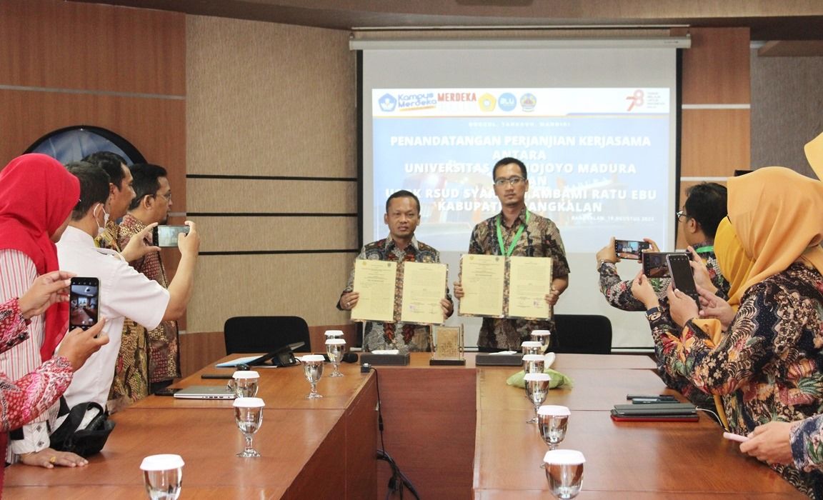 UTM RSUD Syamrabu Teken Kerja Sama Matangkan Pembukaan Fakultas