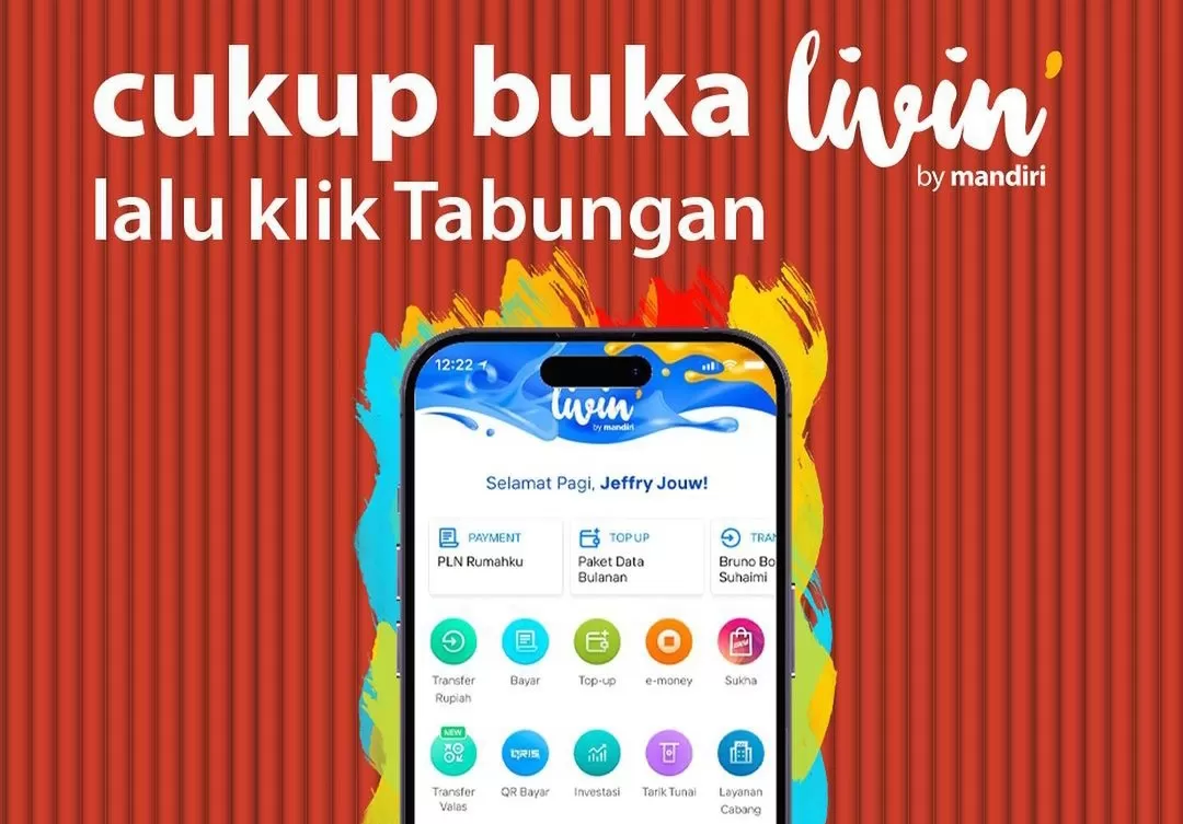 Mudah Cara Buka Rekening Mandiri Lewat Hp Di Aplikasi Livin By Mandiri