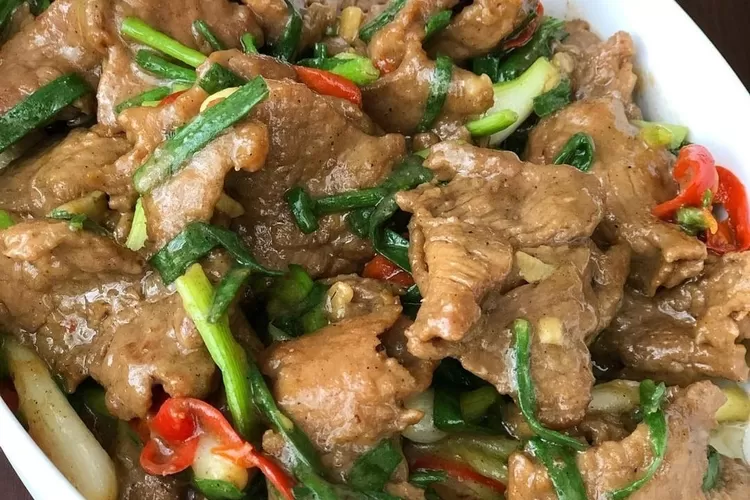 Resep Tumis Daging Daun Bawang Cara Memasak Daging Sapi Yang Mudah Dan