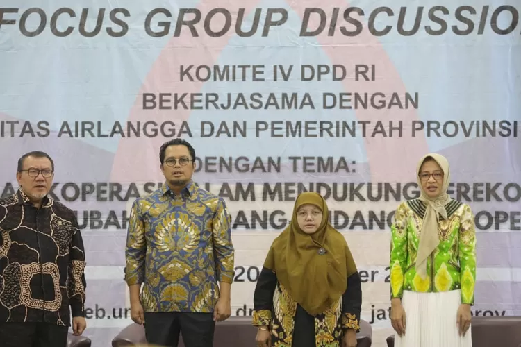 Komite Iv Dpd Ri Dukung Penguatan Peran Koperasi Melalui Perubahan