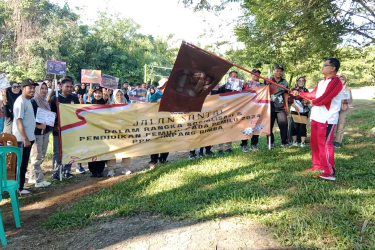 Ppk Simpang Rimba Mengajak Pemilih Pemula Menggunakan Hak Pilihnya