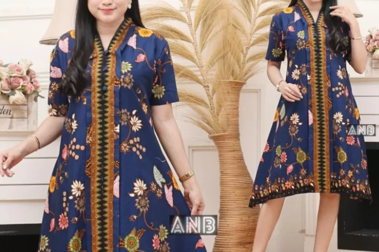 Tampil Stylish Dan Kekinian Dengan Model Dress Batik Terbaru Pilih Sesuai Favorit Kamu