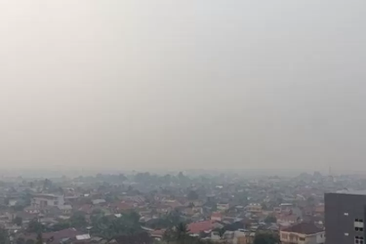 Kabut Asap Terus Menyelimuti Kota Jambi Hingga Saat Ini Kualitas Udara