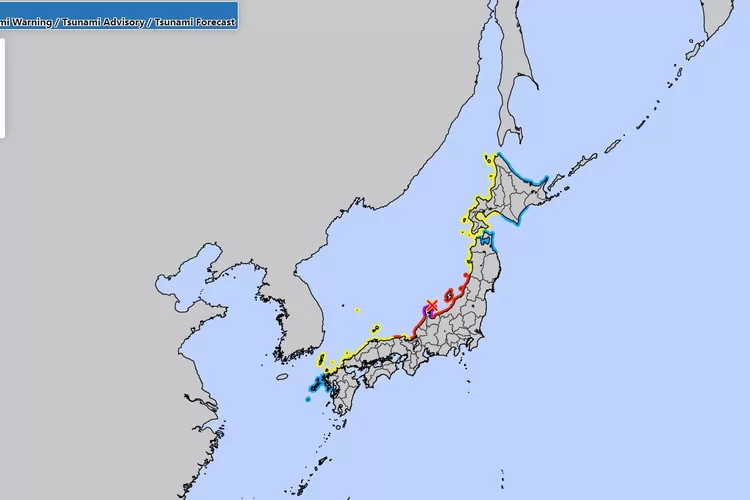 Gempa Tahun Baru Di Jepang Menimbulkan Tsunami 1 2 Meter Magnitudo 7 4