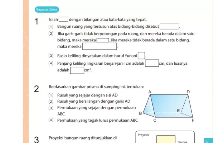 Kunci Jawaban Matematika Kelas 7 Bab 6 Halaman 227 228 229 Kurikulum