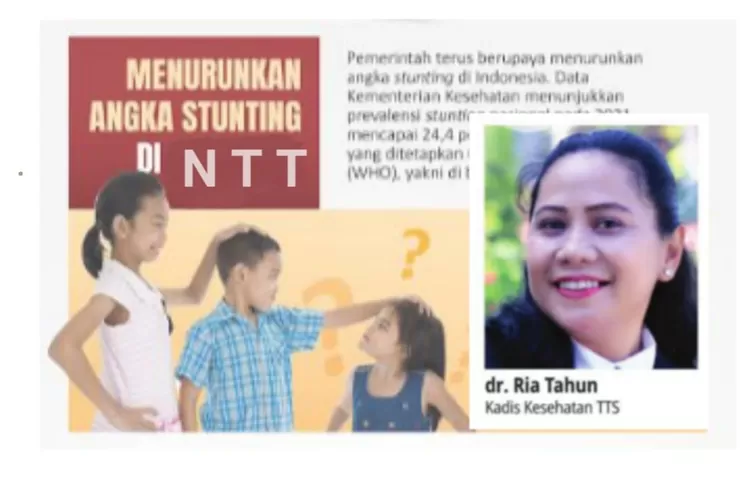 Melki Laka Lena Kampanye Stunting Ntt Kadinkes Tts Dr Ria Tahun Protes