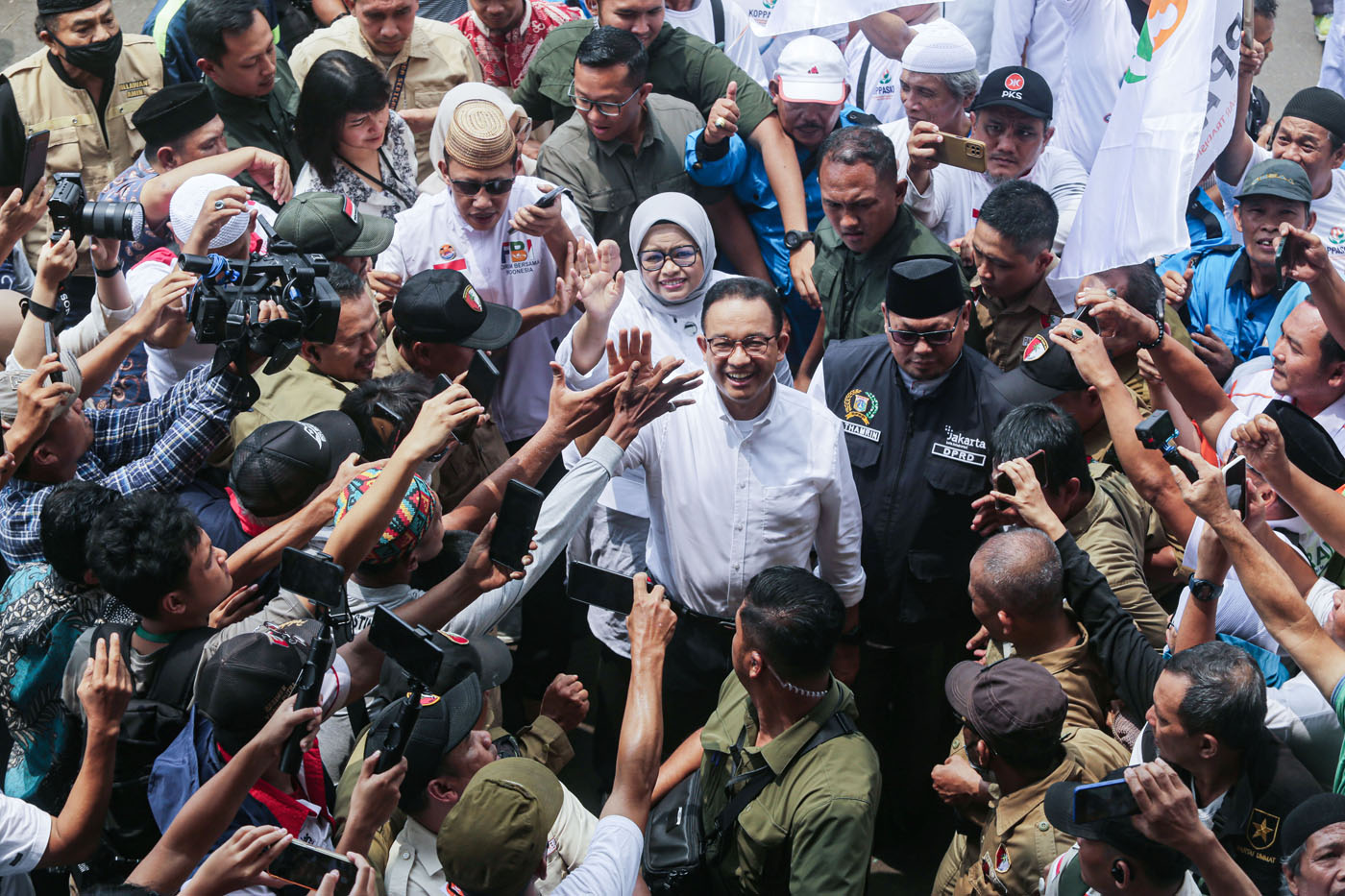 Kampanye Anies Baswedan Di GOR Ciracas