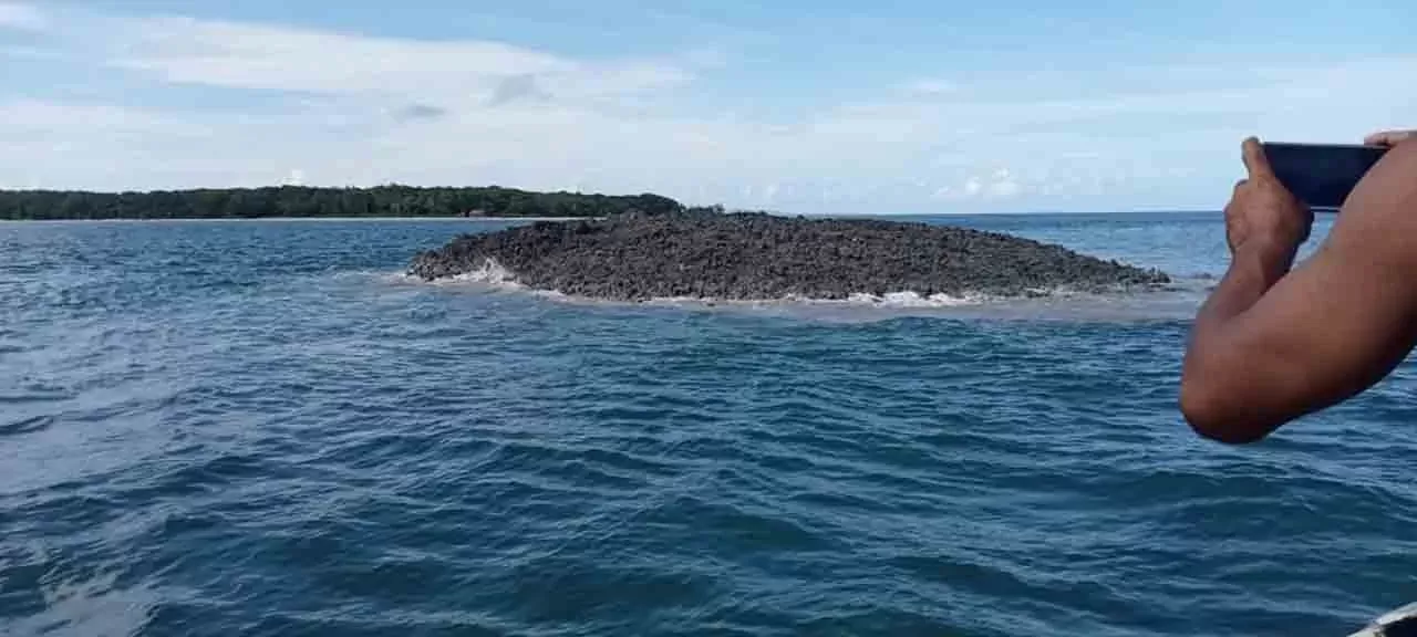 Muncul Pulau Baru di Tanimbar Usai Gempa/Ist