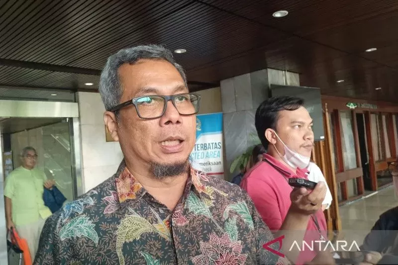 Dirjen IKP Kementerian Komunikasi dan Informatika Usman Kansong menjelaskan tentang pertemuannya dengan Google dan Facebook tentang Hak Cipta Jurnalistik. foto: antaranews.com