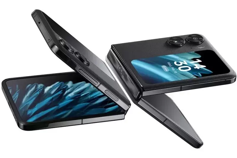 Oppo segera memboyong ponsel lipat Find N2 Flip ke Indonesia. foto: antara 