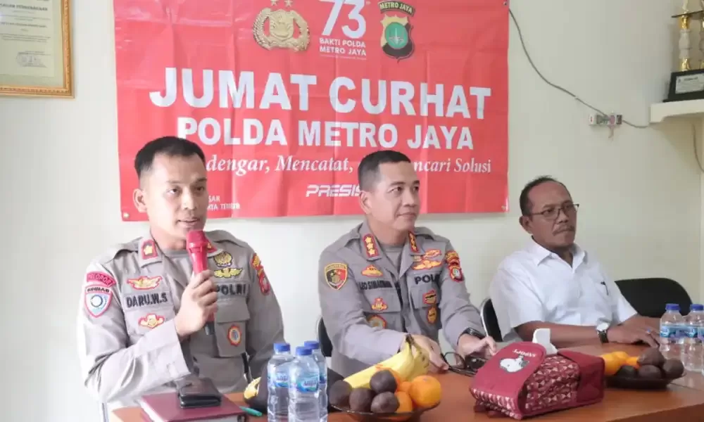 Kapolres Jaktim Gelar Jumat Curhat.