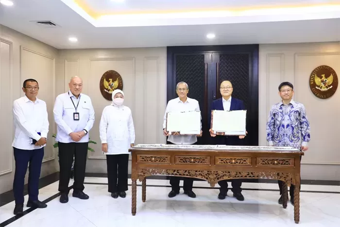 Pertemuan Menaker dengan Korea Selatan.