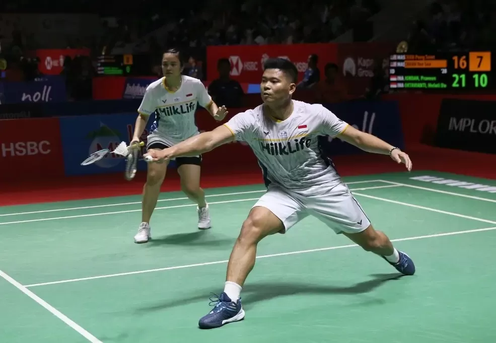 Praveen Jordan/Melati Daeva Lolos ke Babak Kedua Indonesia Open 2023/PBSI