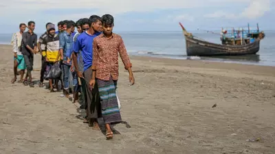 Pengungsi Rohingya, di Aceh, belum lama ini. Foto: UNHCR