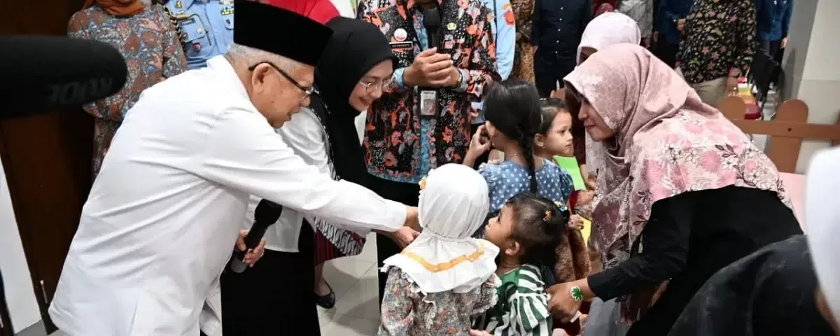 Wapres saat meninjau RSD RSWN di Jalan Fatmawati No 1, Mangunharjo, Tembalang, Kota Semarang, Jumat (26/1/2024) sore. foto: ist