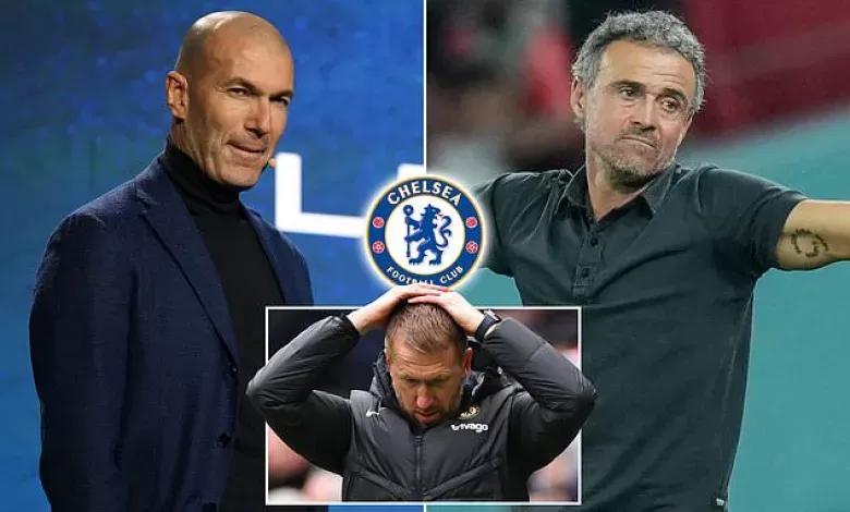 Luis Enrique saingi Zidane untuk gantikan Graham Potter di Chelsea. (Foto: dailymail)