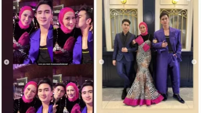 Venna Melinda menang Fashionable Family tapi netizen sebut kostum sirkus. (instagram/ @lambe_danu)