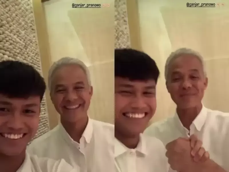 Diajak makan bersama, Hokky Caraka damai dengan Ganjar Pranowo. (Foto: Instagram Ganjar Pranowo)