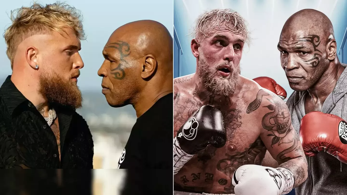 Mike Tyson vs Jake Paul (Foto: Istimewa)