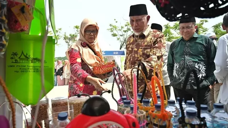 Minang Halal Fest 2026 digelar selama 16–18 Januari 2026 di kawasan Masjid Raya Syekh Ahmad Khatib Al Minangkabawi. (Foto: Humas Pemprov Sumbar)
