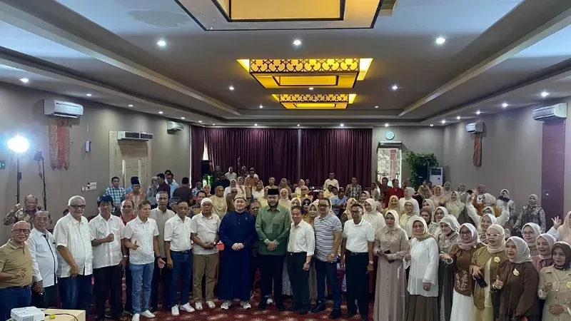 Sinar Pagi Sport Community merayakan usia ke-23 di Padang, Minggu (18/1/2026). (Foto: Kominfo Padang)
