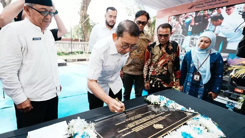 Peresmian kembali Gedung Abdullah Kamil dilakukan oleh Menteri Kebudayaan RI Fadli Zon. (Foto: Akun X Fadli Zon)