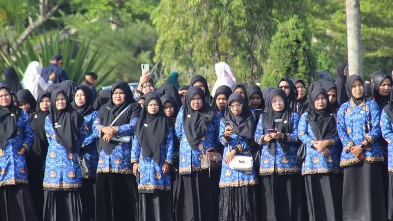 Sebanyak 2.658 PPPK paruh waktu resmi dilantik di Pasaman Barat, Jumat (23/1/2026). (Foto: Kominfo Pasaman Barat)