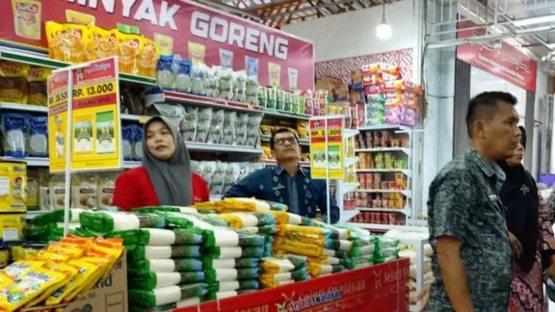 Satgas Saber Pangan memantau stok dan harga bahan pokok di Pasaman Barat jelang Ramadan 2026. (Foto: Kominfo Pasaman Barat)