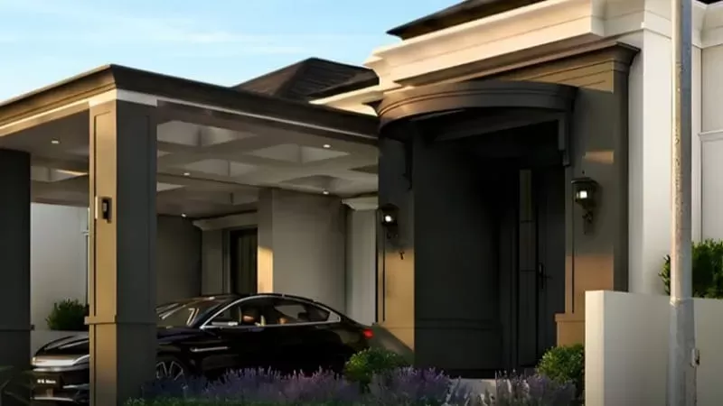 Rumah cluster di Ampang Kota Padang hadir dengan desain modern klasik, dekat Basko City Mall. Harga mulai Rp800 jutaan. (Foto: Istimewa)