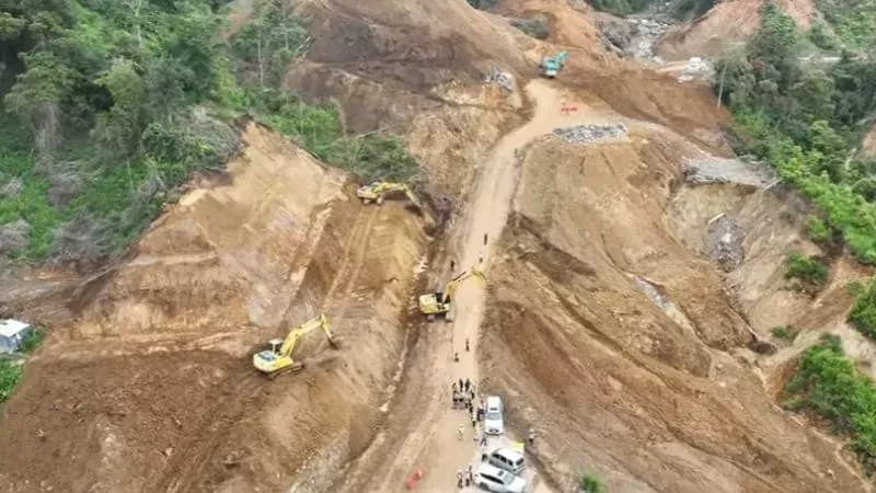 Perbaikan Jalan Malalak (Foto: BPJN Sumbar)