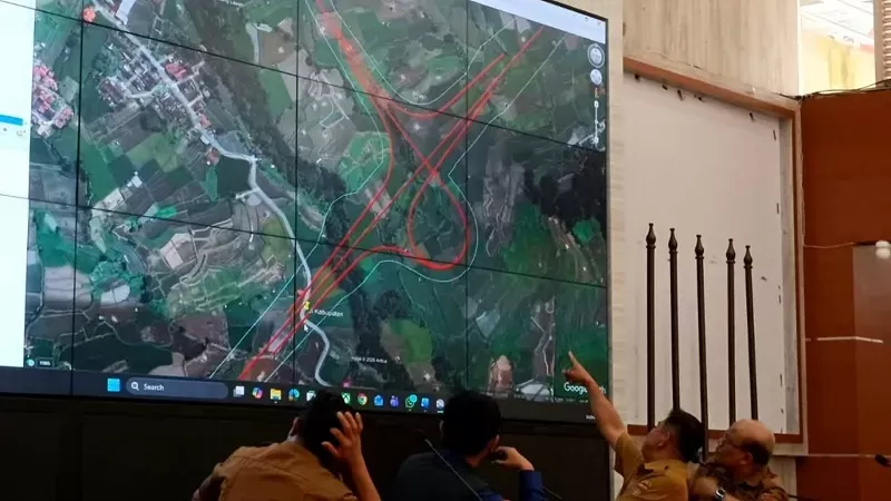 Peta exit Tol Sicincin–Bukittinggi (Foto: Kominfo Agam)
